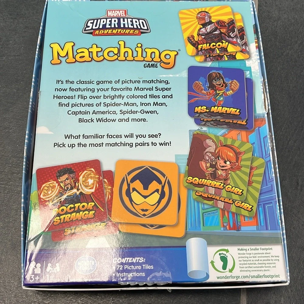 Marvel Super Hero Adventures matching Game